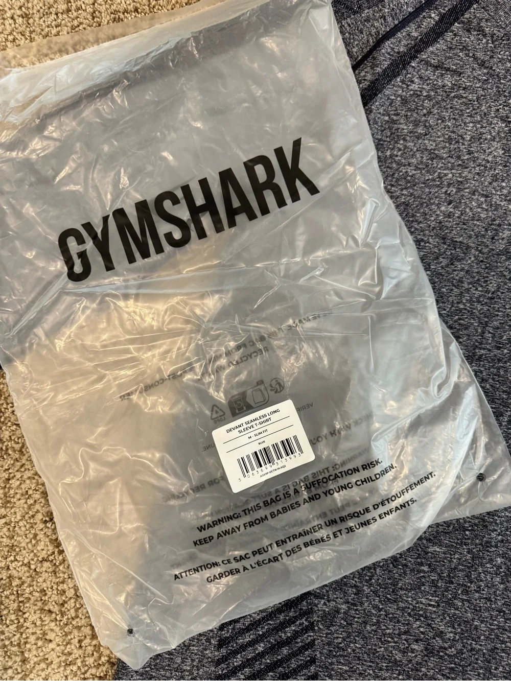 Gymshark Men's Devant Seamless Compression Long Sleeve Top